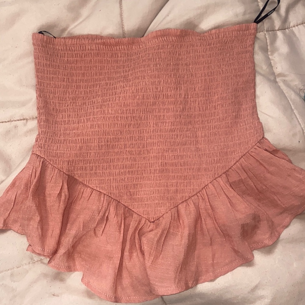 Cute pink crop top